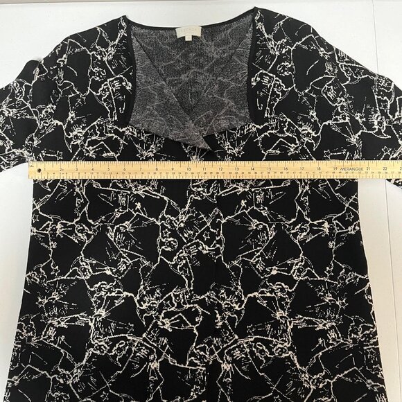 Escada Sport Open Front Cardigan Womens Size S Black Button Snap Sweater - Picture 13 of 16